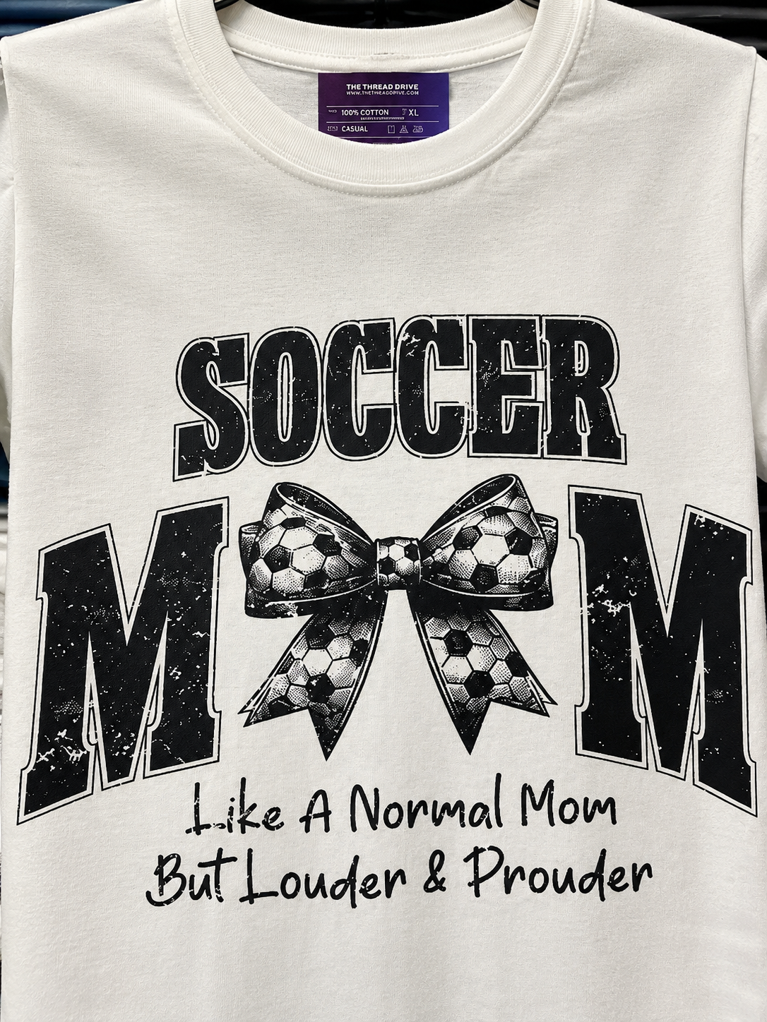 Soccer Mom – Louder & Prouder Graphic Tee